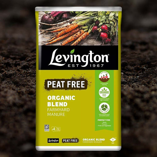 Levington Peat Free Organic Blend Farm Yard Manure 50 Litres